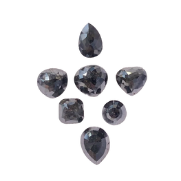 11.62 Ct Natural Black Mix-Shape Loose Diamond Elevate Your Jewelry with Unique Elegance