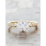 ruby engagement ring with vintage antique art deco engagement rings style and elegant western engagement rings design.