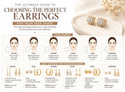 stud earring, gols earring, lab grown earrings