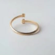 Minimalist 14K gold diamond sunburst signet ring elegant fine jewelry for women
