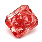 1.03 Ct vivid pink radiant cut lab grown diamond with intense color, rare loose diamond for unique engagement jewelry