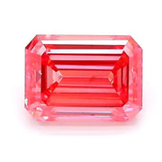 1.49 Ct vivid pink radiant cut lab grown diamond with intense color, premium loose diamond for statement engagement jewelry