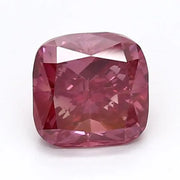 1.27 Ct Deep pink cushion cut lab grown diamond with soft color, elegant loose stone for engagement and fine jewelry