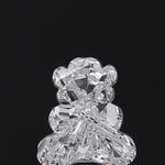 1.00 Ct teddy bear shaped lab grown diamond loose diamond, diamond stone, lab diamonds, gia diamond, man made diamonds.