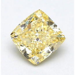1.01 Ct Beautiful lab grown diamond fancy Light yellow stone with delicate glow and high clarity for luxury jewelry