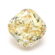 0.99 Ct Sparkling lab grown diamond fancy yellow with excellent cut and warm tone for custom jewelry design