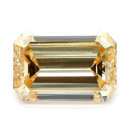 1.56 Ct Intense lab grown diamond fancy yellow with vivid color and sharp princess cut brilliance for luxury jewelry