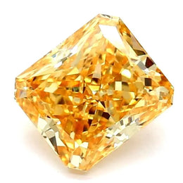1.46 Ct Eye catching lab grown diamond Vivid yellow with deep tone and radiant brilliance for luxury pieces
