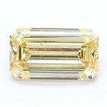 1.31 Ct High grade lab grown diamond fancy yellow with powerful shine and elegant cut for exclusive jewelry