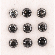 round cut salt and pepper diamond and round and grey color salt and pepper diamond ring