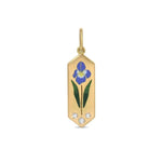 Elegant gold pendant necklace with sparkling diamond pendant design for women and men luxury jewelry styling.
