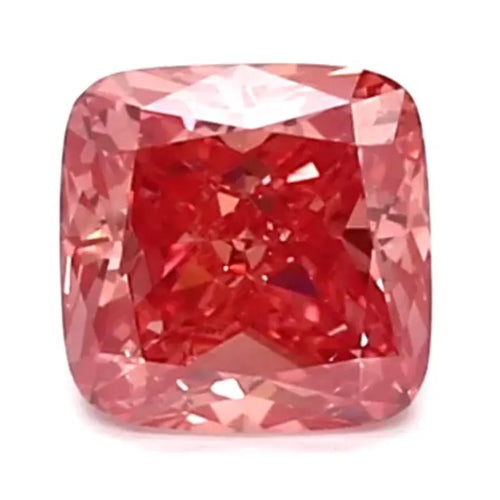 0.78 Ct Vivid Pink Cushion Lab Created Diamond Loose Diamond For Custom Ring