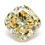 2.12 Ct Cushion cut Deep yellow lab diamond with soft glow and timeless loose Stone appeal