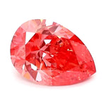 1.23 Ct vivid pink pear cut lab grown diamond with radiant color, unique teardrop loose stone for designer jewelry