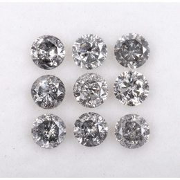 salt and pepper round diamond and salt and pepper engagement ring                     collection