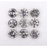 salt and pepper round diamond and salt and pepper engagement ring                     collection