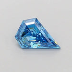 Luxury 1.08 Ct Antique cut Blue lab diamond with soft glow and premium finish