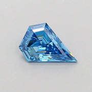 Luxury 1.08 Ct Antique cut Blue lab diamond with soft glow and premium finish