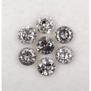 natural salt and pepper diamond and salt and pepper ring collection grey color diamond 