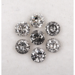 natural salt and pepper diamond and salt and pepper ring collection grey color diamond 