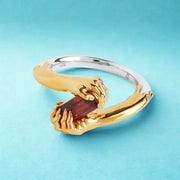 3.58 ct lab created gemstone ring for men featuring a bold and stylish design with a vibrant center stone and durable band