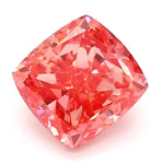 1.28 Ct vivid pink cushion cut lab grown diamond with rich color, romantic loose stone for engagement and fine jewelry