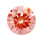 2.20 Ct round cut deep pink lab grown diamond ring with vibrant color, IGI certified lab created diamond engagement ring for women, elegant luxury fine jewelry piece