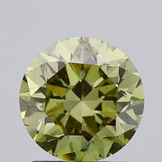 fancy greenish yellow colour diamond round brilliant fancy greenish yellow lab diamond