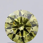 fancy yellow colour diamond round brilliant fancy yellow lab grown diamond