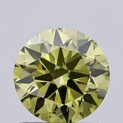 fancy yellow colour diamond round brilliant fancy yellow lab grown diamond