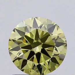 fancy yellow colour diamond round brilliant fancy yellow lab grown diamond