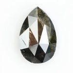0.75Ct Black And BrownGrey Colour Diamond Pear Shaped Diamond Use For Custom Jewelry 