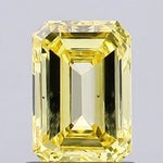 intense yellow colour diamond emerald cut fancy intense yellow lab grown diamond