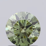 fancy green colour diamond  round brilliant fancy green lab diamond 