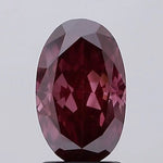 deep pink colour diamond oval cut fancy deep pink lab grown diamond si1