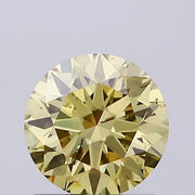 fancy yellow colour diamond fancy yellow lab grown diamond si1 round cut