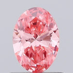 fancy vivid pink colour diamond cvd lab grown diamonds market IGI fancy pink oval diamond
