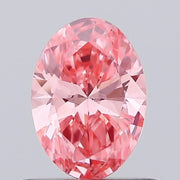 fancy vivid pink colour diamond cvd lab grown diamonds market IGI fancy pink oval diamond