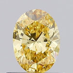 viivd yellow colour diamond oval fancy vivid yellow lab grown diamond igi