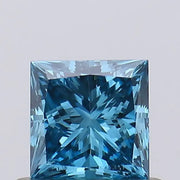 fancy vivid blue colour diamond cvd lab grown diamonds princess brilliant blue vs1