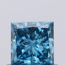 fancy vivid blue colour diamond cvd lab grown diamonds princess brilliant blue vs1