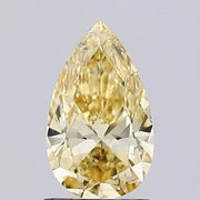 fancy yellow colour diamond pear shaped fancy yellow lab grown diamond vs2