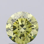 fancy yellow colour diamond round brilliant fancy yellow lab grown diamond si2 