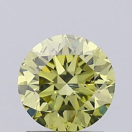 fancy yellow colour diamond round brilliant fancy yellow lab grown diamond si2 