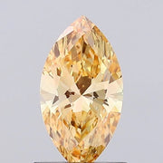 fancy intense pinkish orange colour diamond gia certified lab grown diamond certification CVD diamond