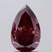 deep pink colour diamond pear shaped fancy deep pink lab grown diamond vs1