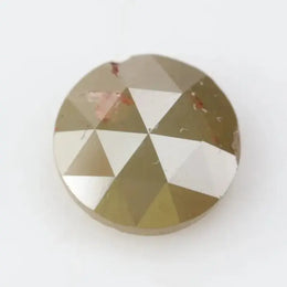 0.82ct Yellow Colored Diamond Loose Round Brilliant Cut Diamond For Custom Jewelry