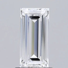 1.01 Ct Baguette cut white lab diamond with bold shape and refined sparkle
