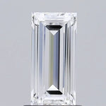 1.01 Ct Baguette cut white lab diamond with bold shape and refined sparkle