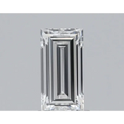 1.25 Ct white Baguette lab grown diamond with geometric design and luxury appeal